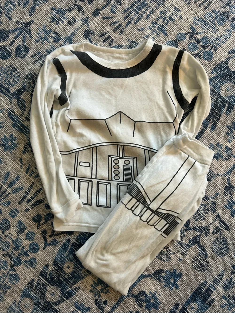 GAP Kids Star Wars Boys Pajama Bundle Size 6 Stormtrooper 2 Sets Organic Cotton
